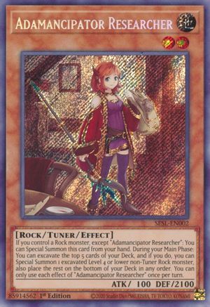 Chercheur Adamancipator [SESL-EN002] Secret Rare 