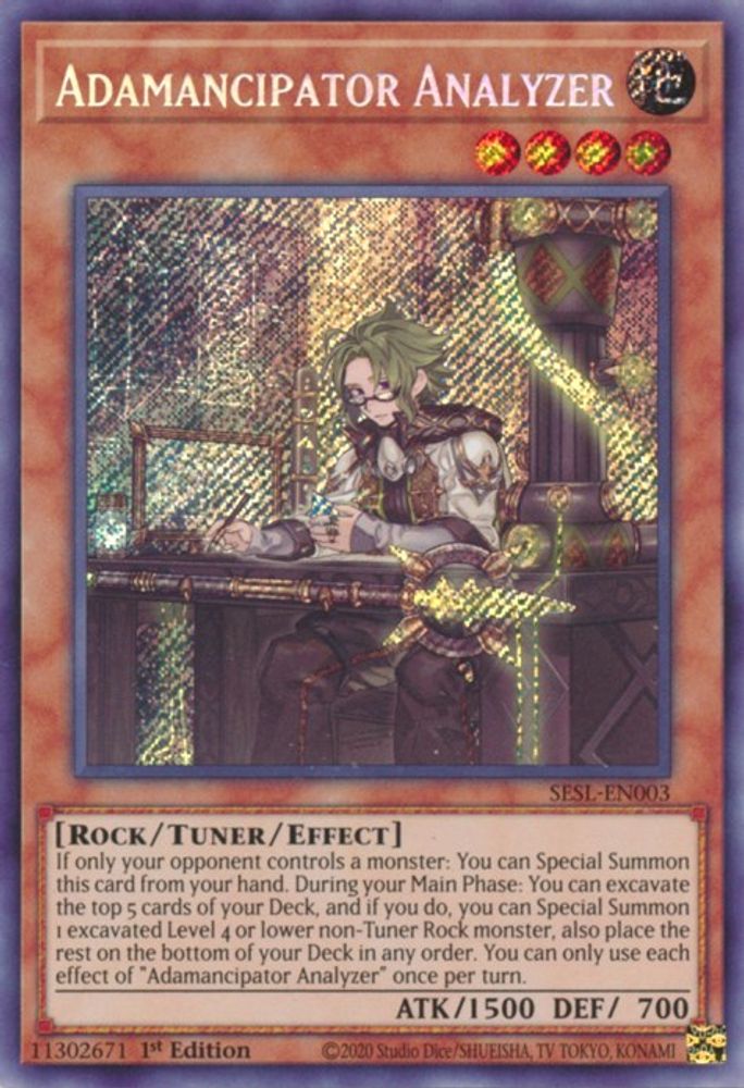 Analyseur Adamancipator [SESL-EN003] Secret Rare 