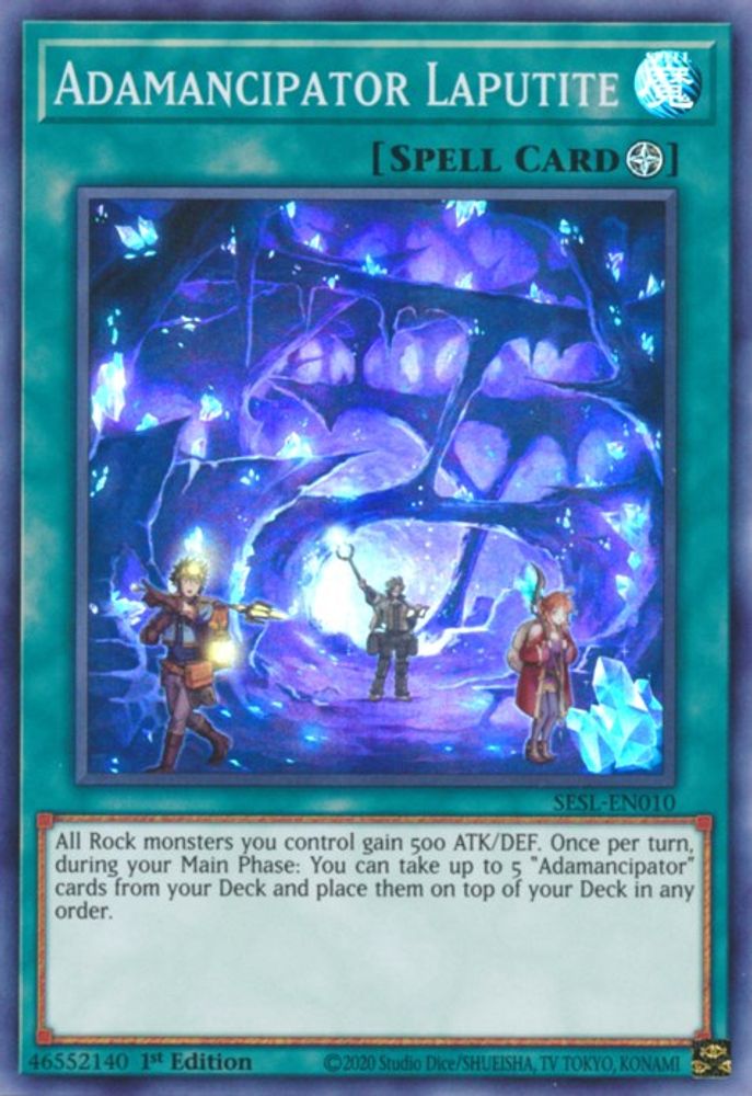 Adamancipator Laputite (SESL-EN010) - Super Rare
