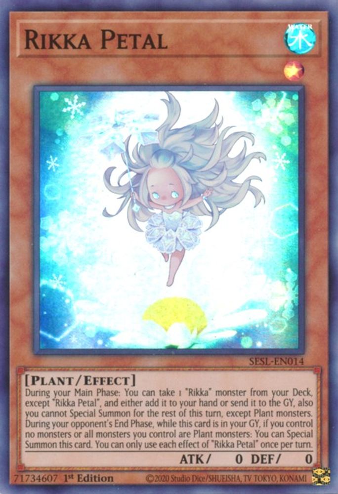 Rikka Pétale [SESL-EN014] Super Rare 