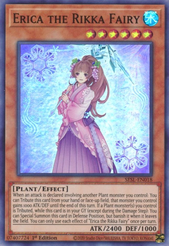 Erica the Rikka Fairy (SESL-EN018) - Super Rare