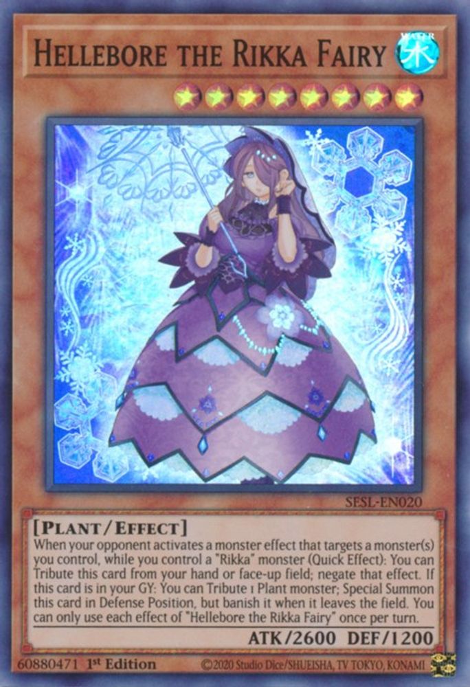 Hellebore the Rikka Fairy (SESL-EN020) - Super Rare