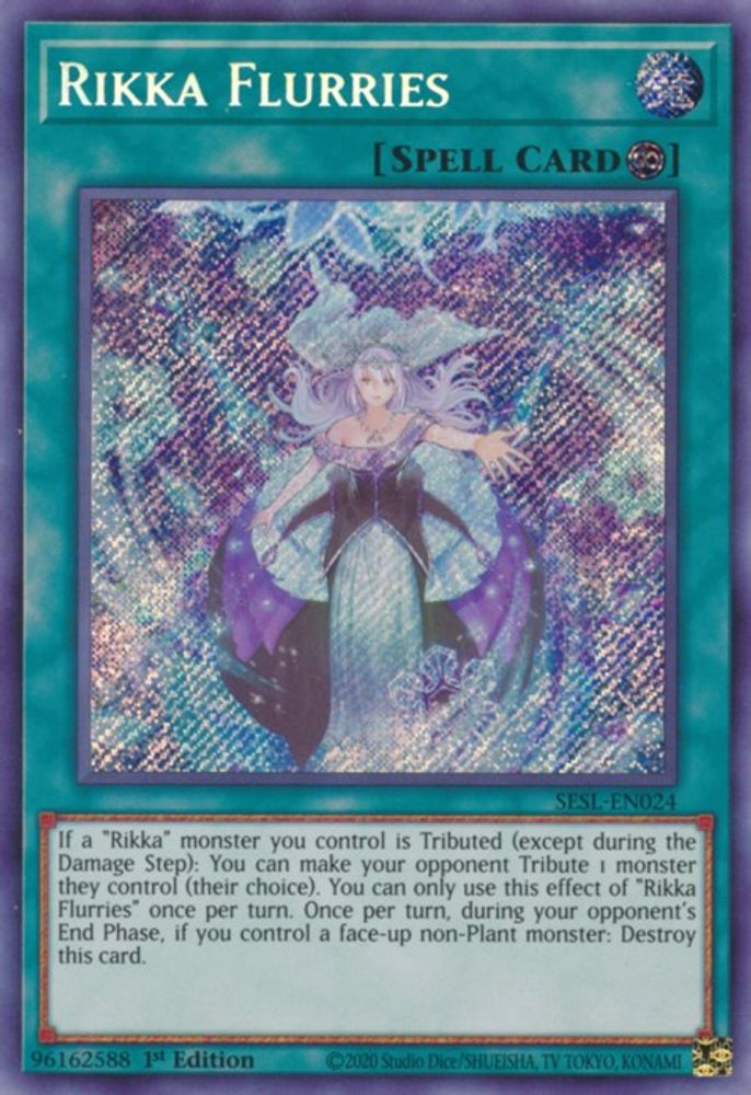 Rikka Flurries (SESL-EN024) - Secret Rare