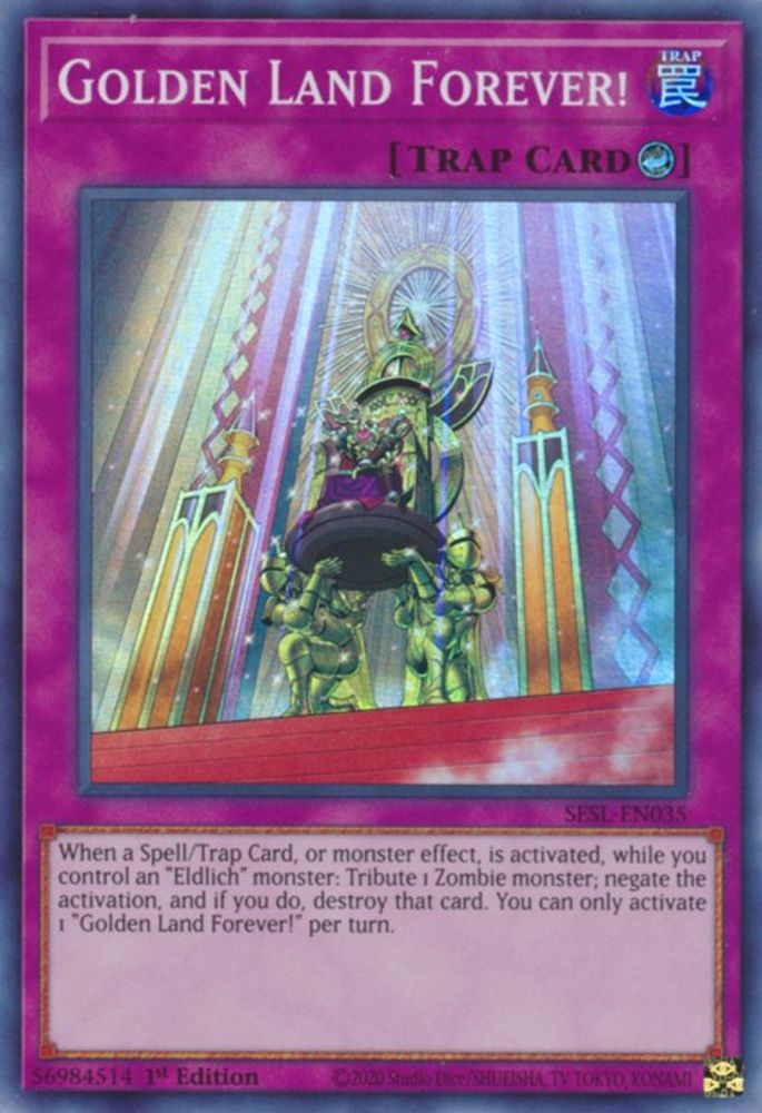 Golden Land Forever! (SESL-EN035) - Super Rare
