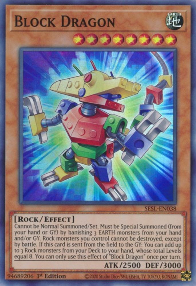 Bloc Dragon [SESL-EN038] Super Rare 