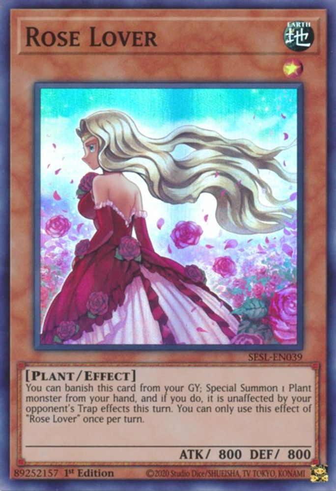 Rose Lover (SESL-EN039) - Super Rare