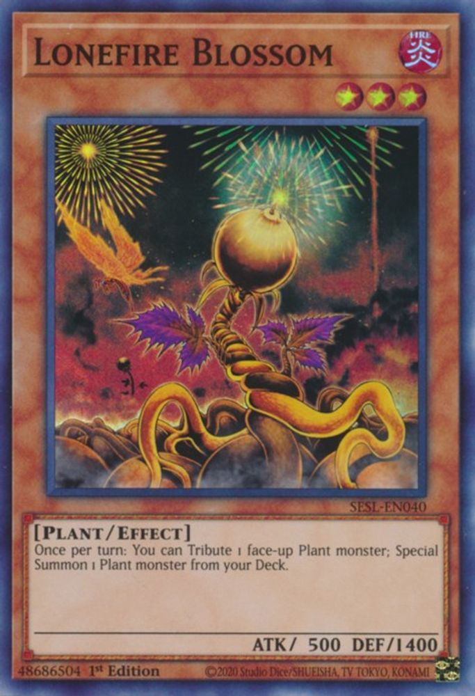 Fleur de Feu Solitaire [SESL-EN040] Super Rare 