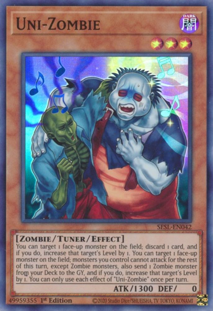 Uni-Zombie (SESL-EN042) - Super Rare