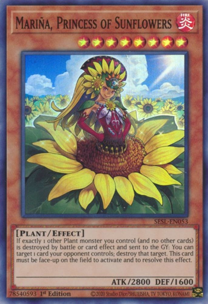 Marina, princesse des tournesols [SESL-EN053] Super Rare 