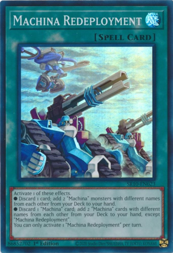 Machina Redeployment (SR10-EN023) - Super Rare
