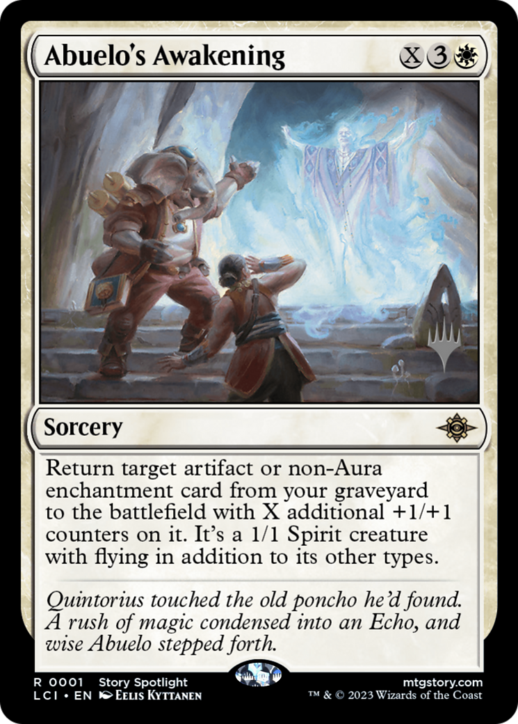 L'éveil d'Abuelo (Pack promotionnel) [Les cavernes perdues d'Ixalan Promos] 
