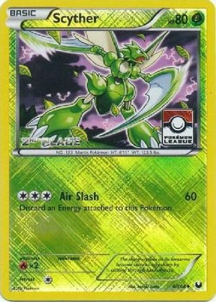 Scyther (4/108) (Promo de la Ligue 2e place) [Noir et blanc : Dark Explorers] 