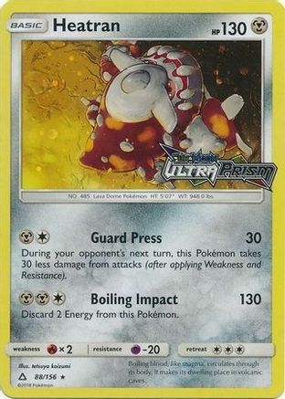 Heatran - 88/156 (Prerelease)/156  - Holofoil - Promo