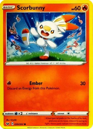 Scorbunny (Cosmos Holo) 030/202  - Holofoil - Promo
