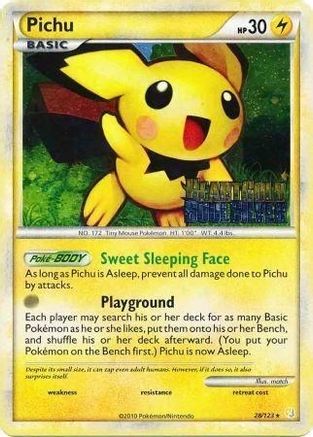 Pichu - 28/123 (Prerelease)/123  - Holofoil - Promo