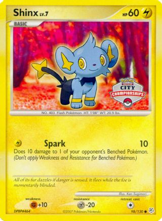 Shinx - 98/130 (City Championships)/130  - Promo