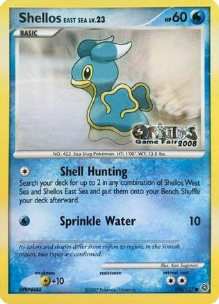 Shellos East Sea - 106/132 (Origins Game Fair 2008)/132  - Promo