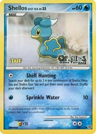 Shellos East Sea - 106/132 (Origins Game Fair 2008) [Staff]/132  - Promo