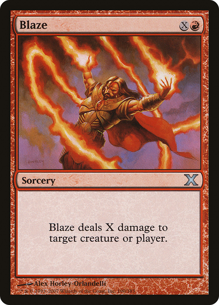 Blaze (10E-190) - Tenth Edition