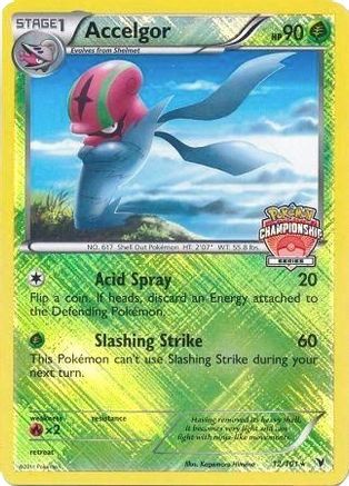 Accelgor - 12/101 (Championship Series)/101  - Reverse Holofoil - Promo