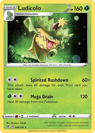 Ludicolo 009  - Rare