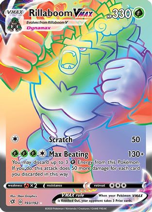 Rillaboom VMAX (Secret)  - Holofoil - Secret Rare
