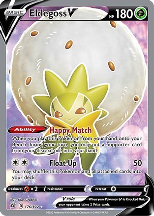 Eldegoss V (Full Art) 176/192  - Holofoil - Ultra Rare