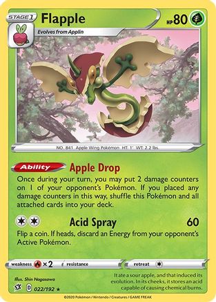 Flapple 022  - Holofoil - Holo Rare