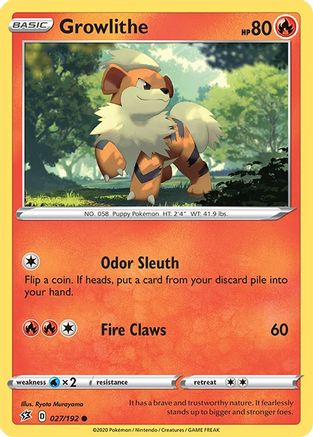 Growlithe 027  - Common