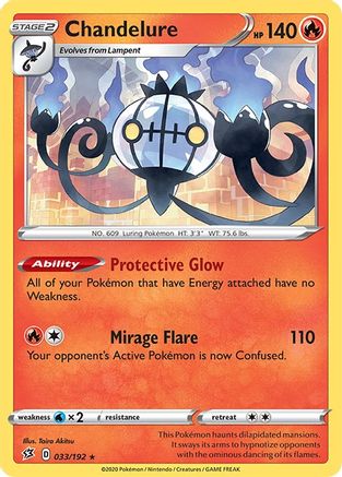 Chandelure 033  - Holofoil - Holo Rare