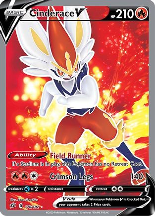 Cinderace V (Full Art) 178  - Holofoil - Ultra Rare