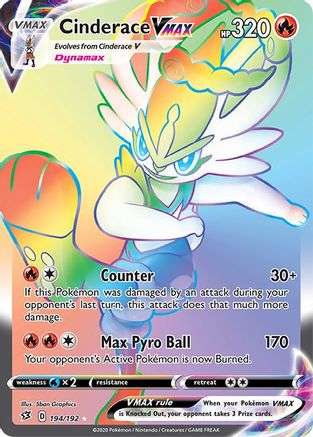 Cinderace VMAX (Secret)/192  - Holofoil - Secret Rare