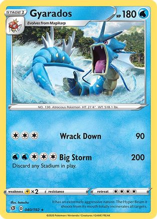 Gyarados 040  - Holofoil - Holo Rare