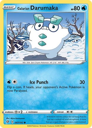 Galarian Darumaka (047/192) [Épée et Bouclier : Rebel Clash] 