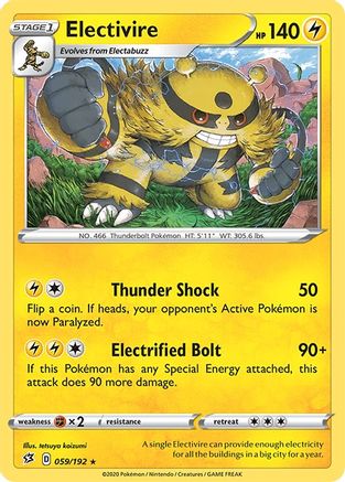 Electivire 059/192  - Rare