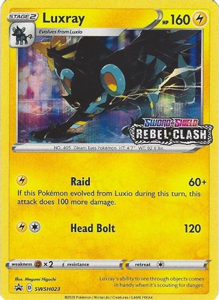 Luxray (Prerelease) SWSH023  - Holofoil - Promo