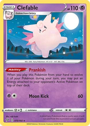 Clefable 075  - Holofoil - Holo Rare
