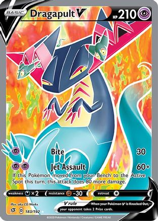 Dragapult V (Full Art) 183/192  - Holofoil - Ultra Rare