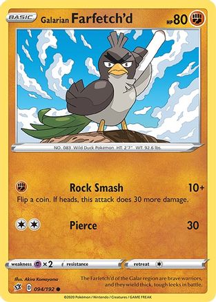 Galarian Farfetch'd 094  - Common