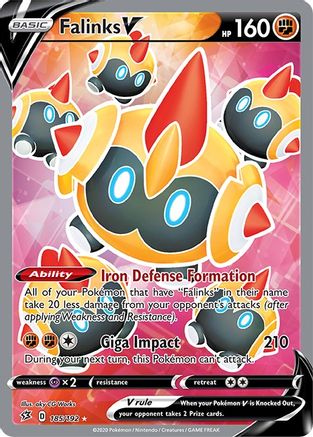 Falinks V (Full Art) 185/192  - Holofoil - Ultra Rare