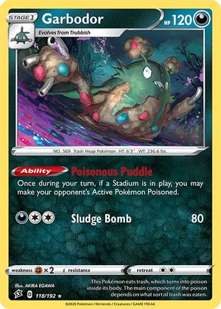 Garbodor 118  - Rare