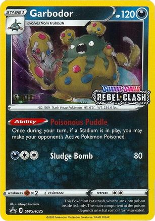 Garbodor - SWSH025 (Prerelease) [Staff]  - Holofoil - Promo