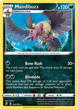 Mandibuzz (120/192) [Épée et Bouclier : Rebel Clash] 