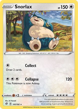Snorlax 141  - Rare