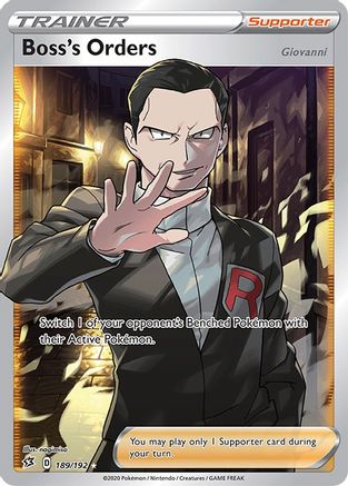 Boss's Orders (Full Art) 189  - Holofoil - Ultra Rare