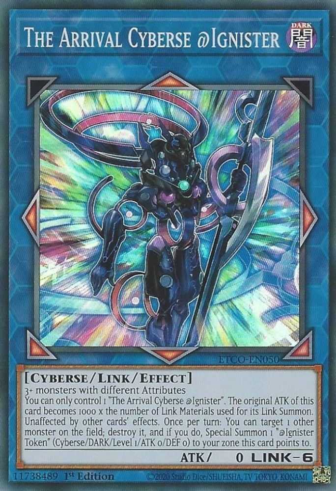 The Arrival Cyberse @Ignister (ETCO-EN050) - Super Rare