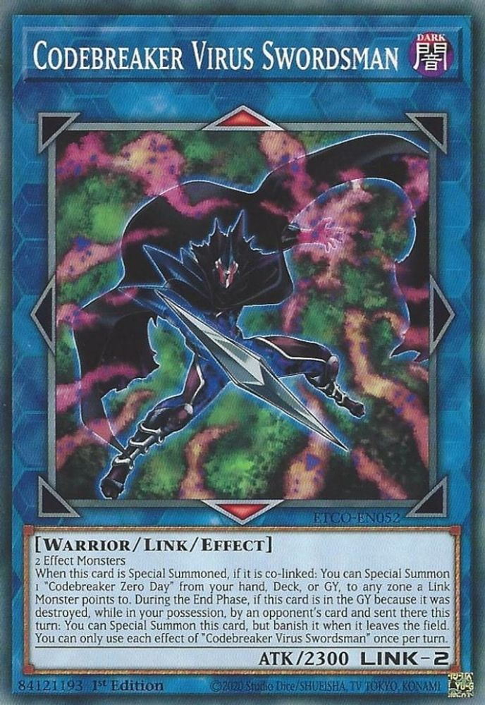 Codebreaker Virus Swordsman [ETCO-EN052] Commun 