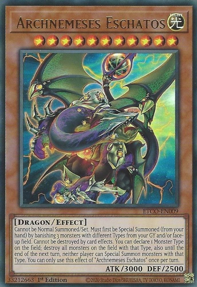 Archnemeses Eschatos (ETCO-EN009) - Ultra Rare