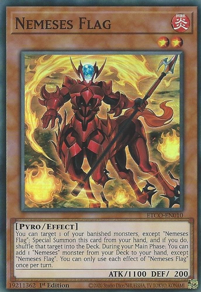 Drapeau Nemeses [ETCO-EN010] Super Rare 