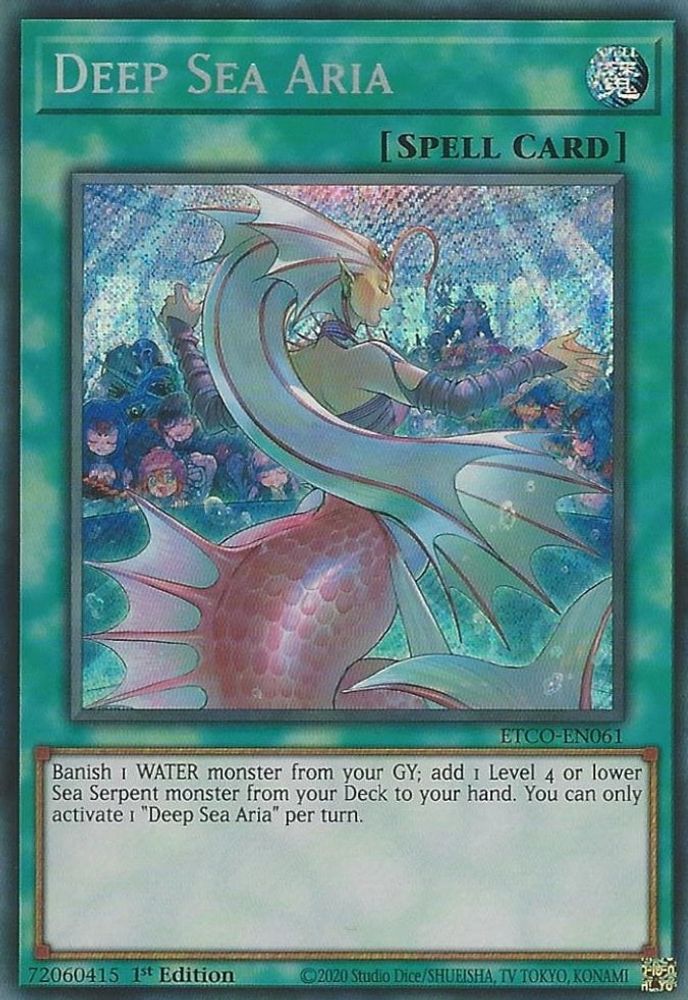 Aria des profondeurs marines [ETCO-EN061] Secret Rare 